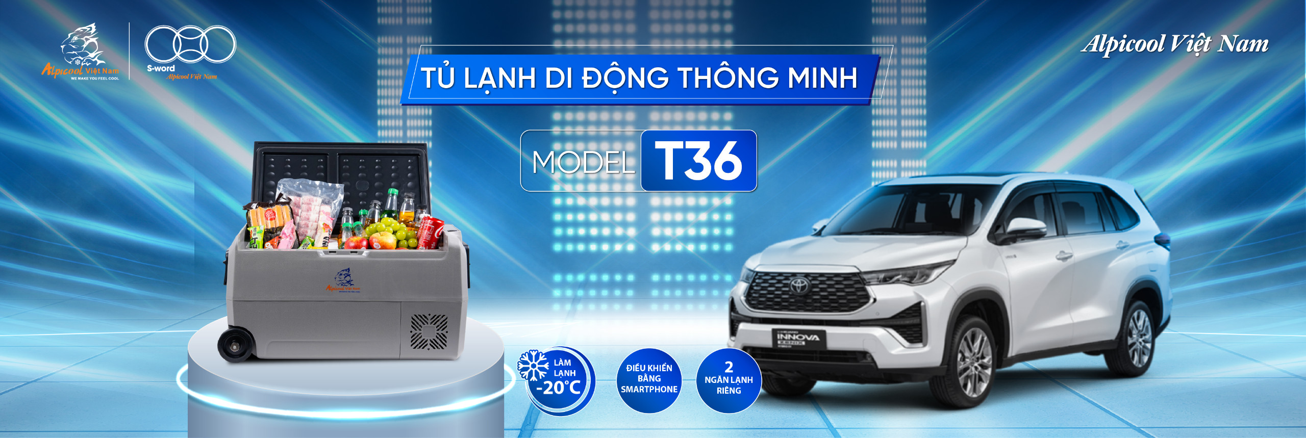 Tủ lạnh ô tô thông minh Alpicool T36 