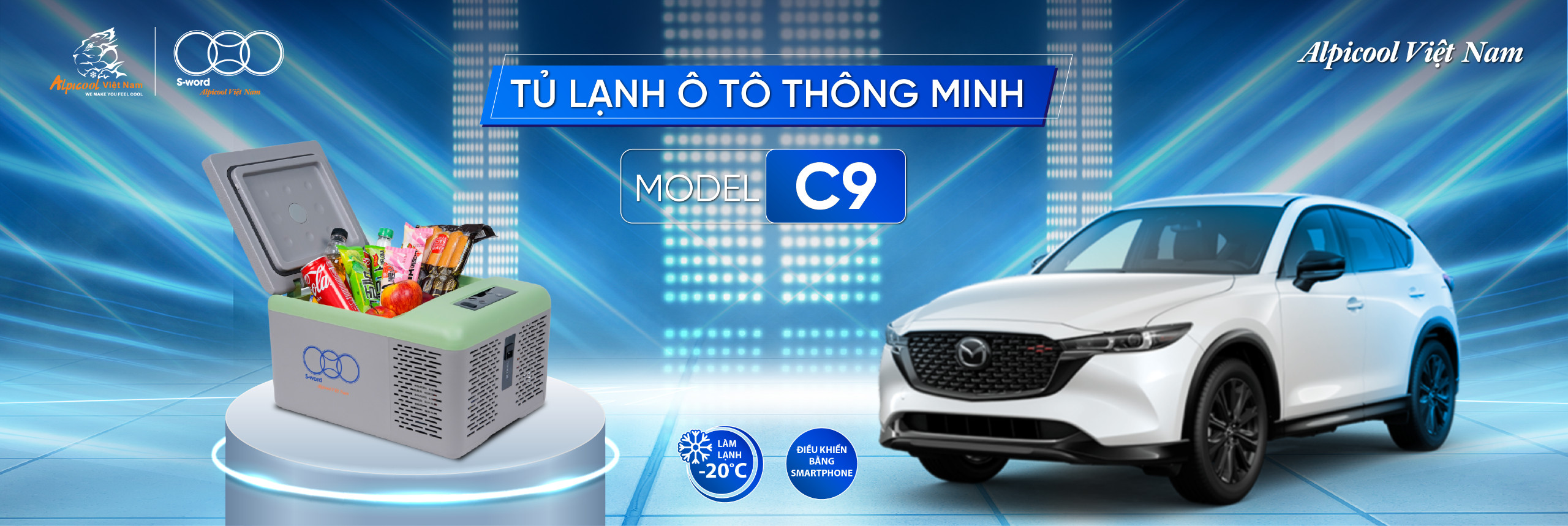  tủ lạnh ô tô thông minh Alpicool C9