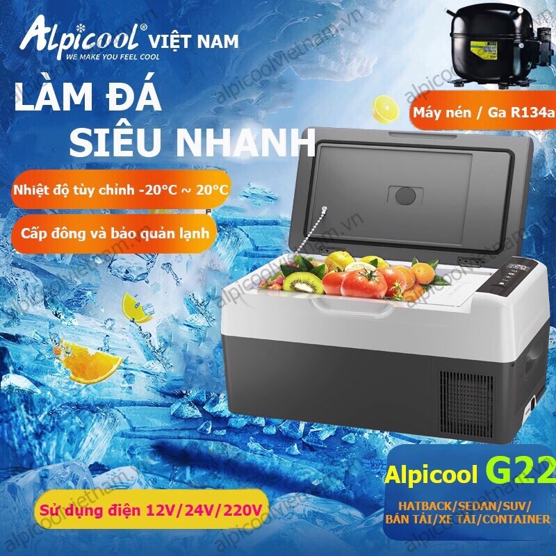 Tủ lạnh ô tô thông minh Alpicool G22